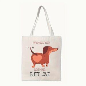 Puppy Canvas Tote Bag